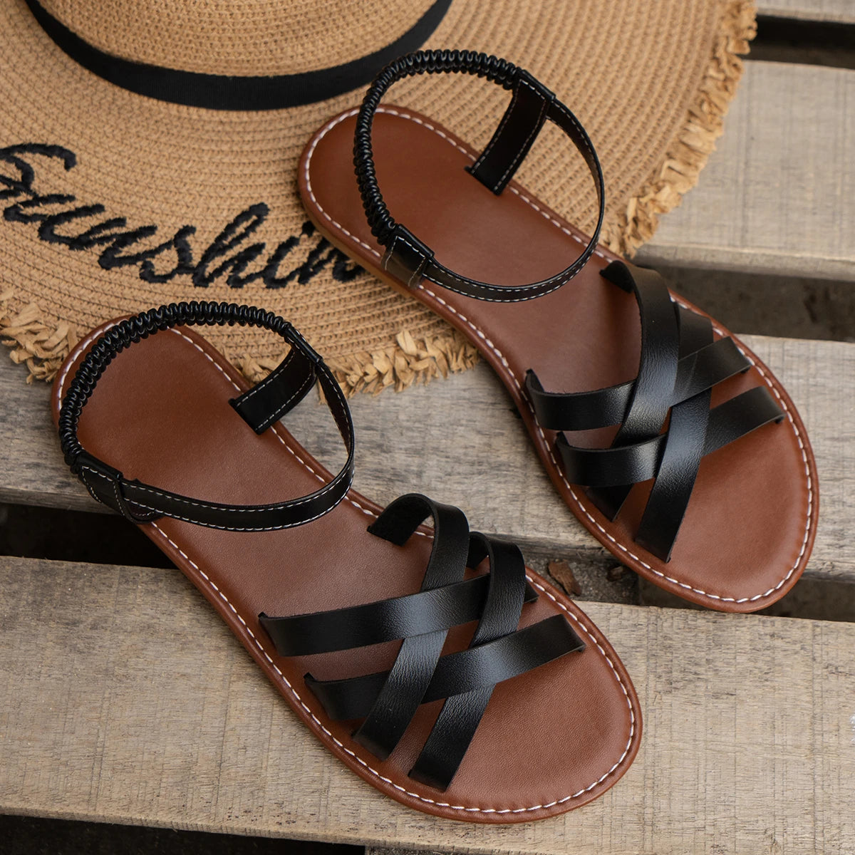 Sally™ | Pamper Your Feet with Our Trendy Flat Sandals