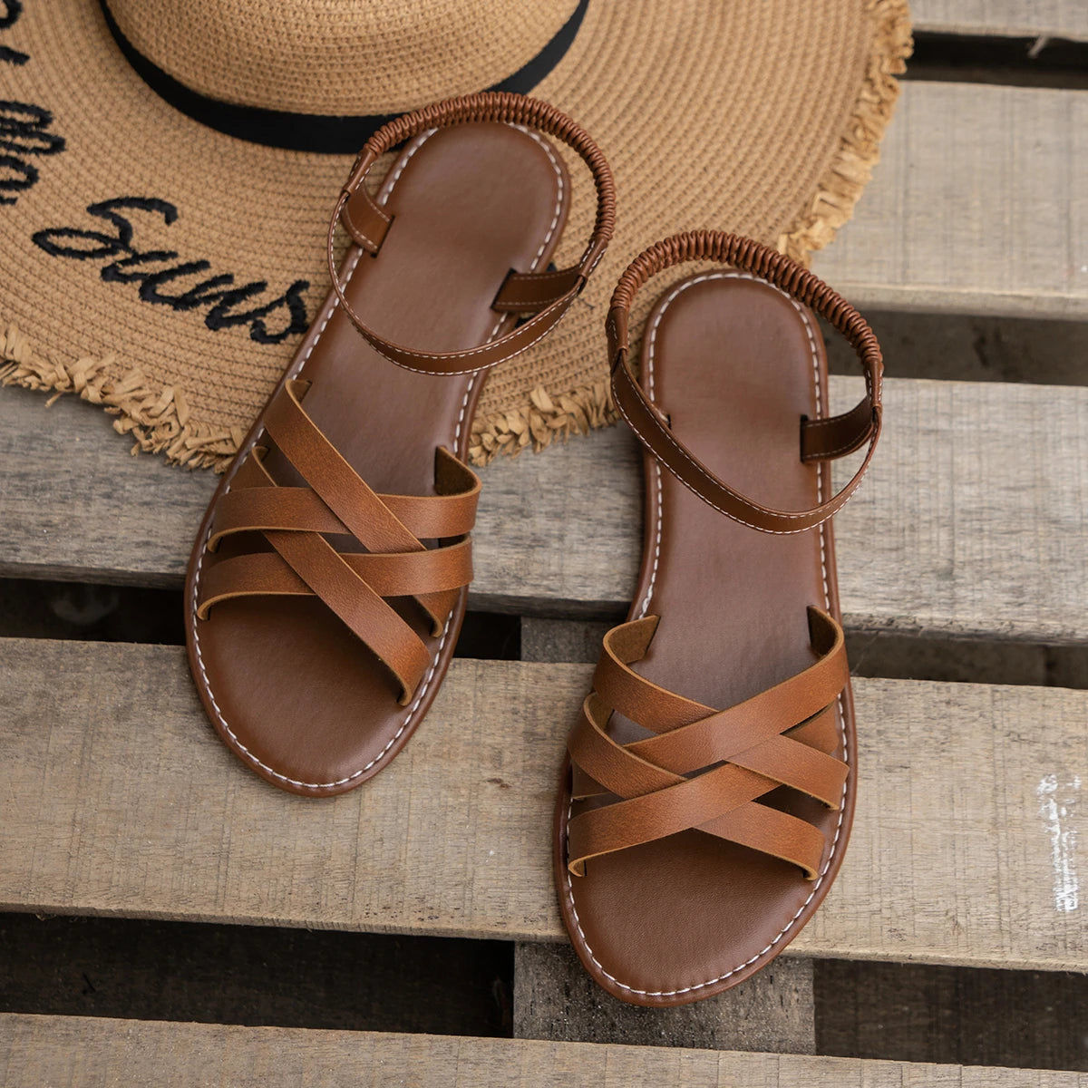 Sally™ | Pamper Your Feet with Our Trendy Flat Sandals